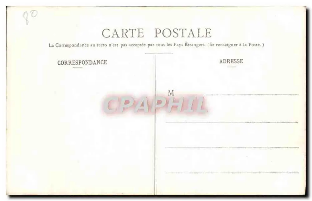 Amiens - Kathedrale. Portal der Mutter Gottes (linker Seitenbereich) — L. Caron, fot.-verlag, Amiens, Nr. 183 - Rückseite