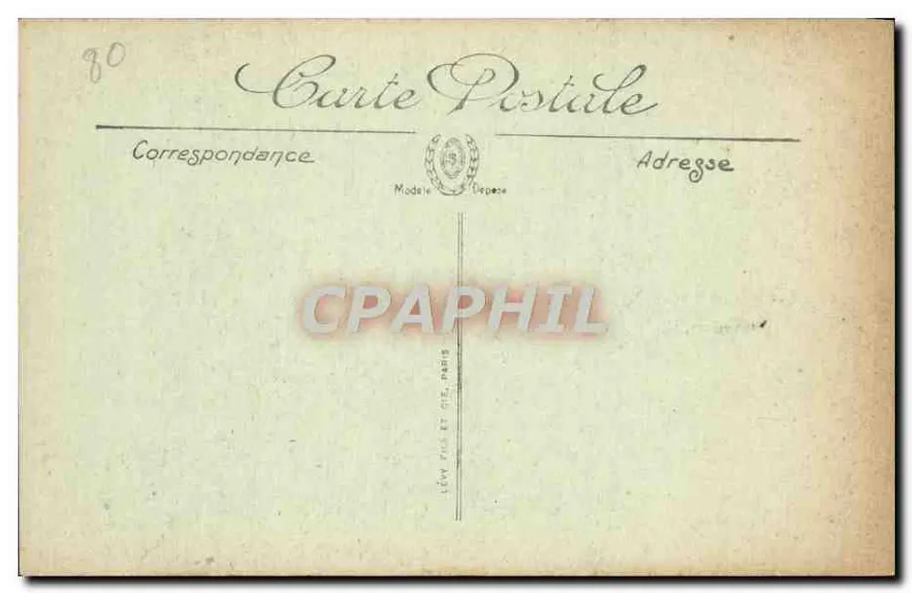 Amiens — A Catedral — A Nave — LL - Verso