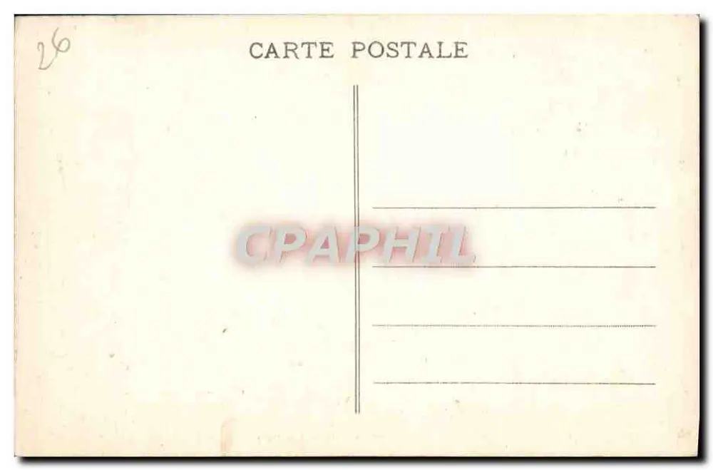 Floresta de Lente (Drôme) — Estrada de Combe-Laval — Coleção P. Peyrouze, Valence, n°103 - Verso