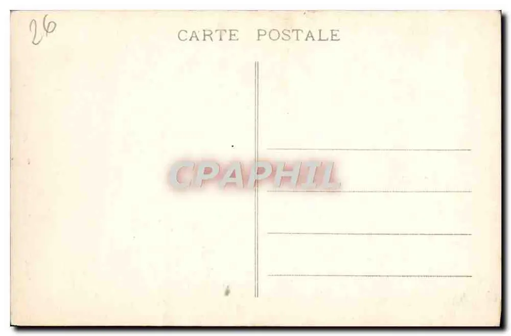 Floresta de Lente (Drôme) — Estrada de Combe-Laval — Coleção P. Peyrouz, Valence, n° 262 - Verso