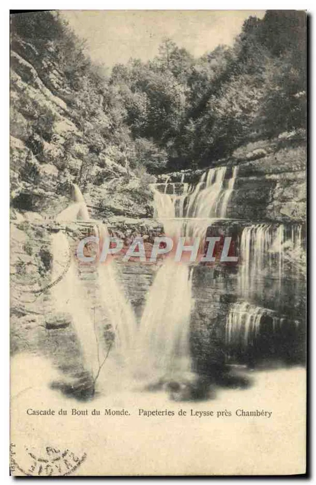 Cascade du Bout du Monde — Papeteries de Leysse près Chambéry - Vorderseite