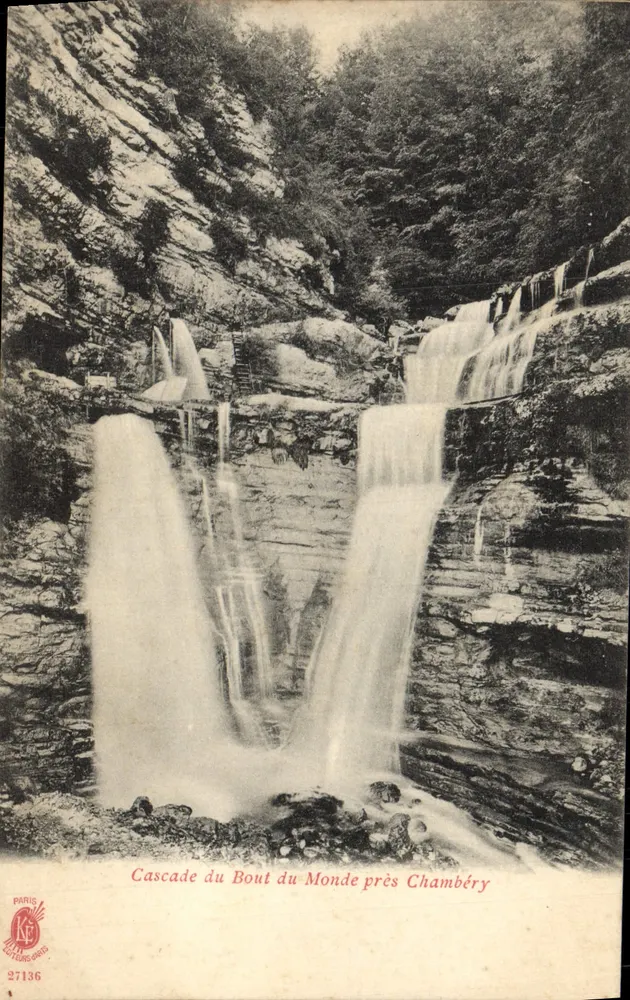 Cachoeira do Fim do Mundo perto de Chambéry — editor Paris-Ké, n° 27136 - Frente