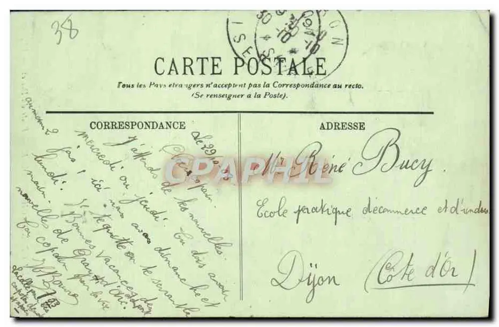 A Grande Chartreuse — Rota do Deserto — LL. — Henri Bouyret - Verso