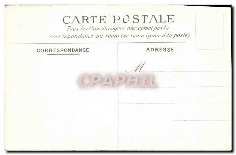 Saint-Cloud — La Mare aux biches — C.M. n°40 - Verso
