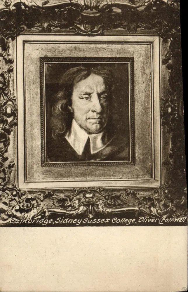 Cambridge, Sidney Sussex College, Oliver Cromwell — F. Fittis & Co. Ltd. Serie 6886 - Vorderseite