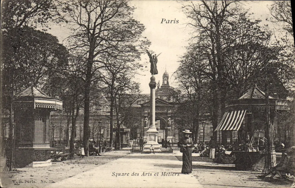 Square des Arts et Métiers — Paris — Y. B. Paris. No. 77 - Frente
