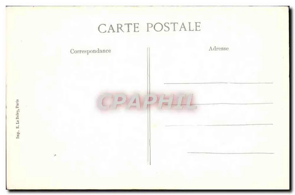 Clermont-en-Argonne — Ruinen der Rue de l'Observatoire — A. Gauthier, Verlag, Saint-Dizier, Nr. 149 - Rückseite