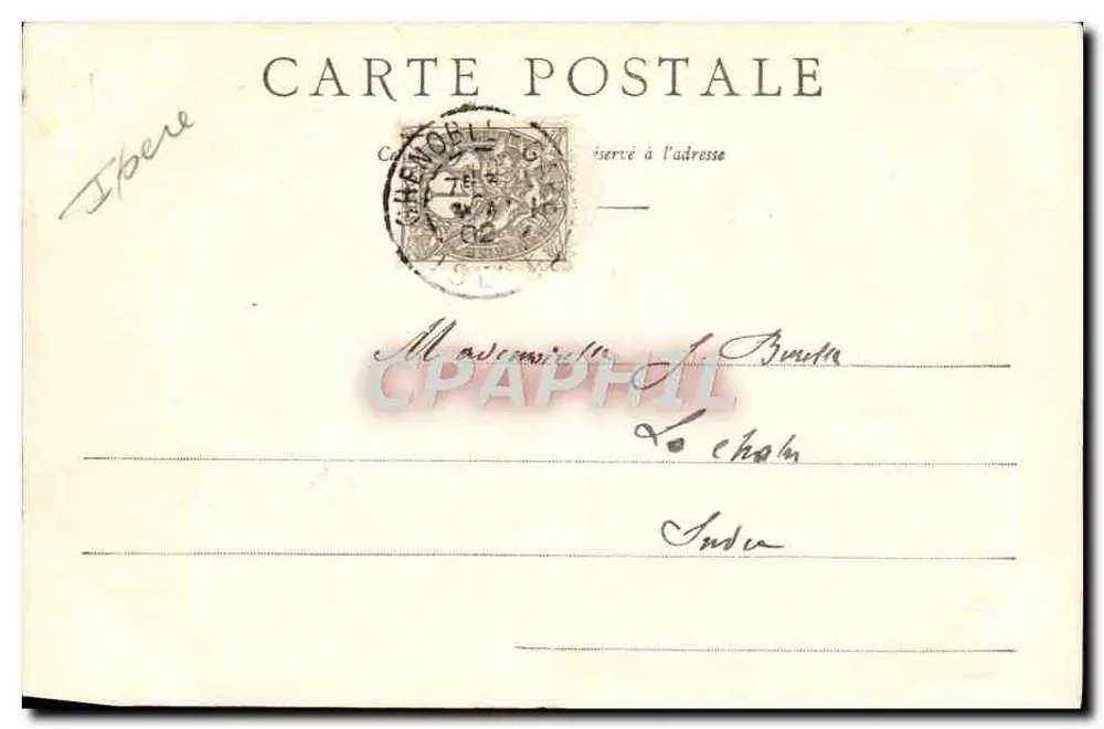 Grenoble — Route de Pont en Royans. Les Grands Goulets — éditeur non visible - Rückseite
