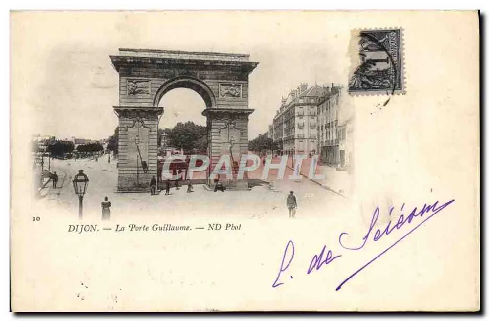 Dijon — A Porta Guillaume — ND Pbol - Frente