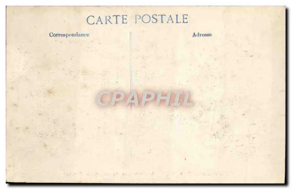 Die Station von Senlis — zerstörte Station — Verleger ELD, Seriennummer nicht sichtbar - Rückseite