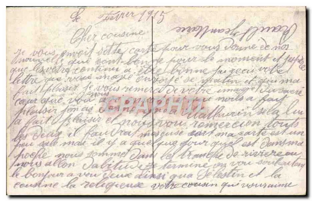 Arras — Ruinen des Glockenturms und Rathauses nach dem Krieg 1914 — Nach Illustration - Rückseite