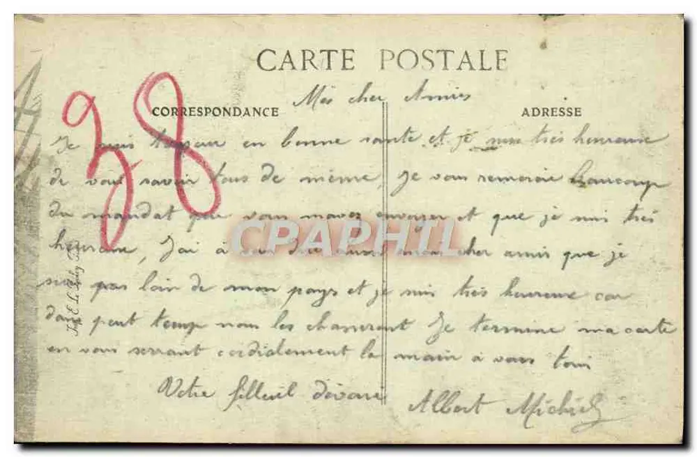 Ruínas da cure — Noordschote (Colheita 1916) — Verb, Nadrack - Verso