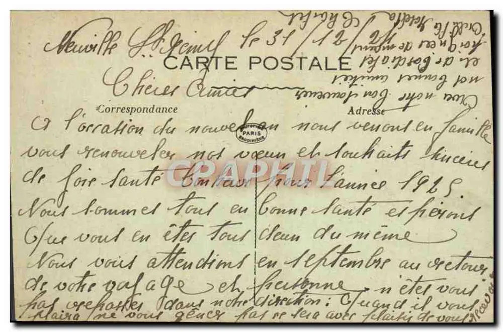 Ruínas de CAMBRAI — Rue St-Martin — Comptoir Cambrai - Verso