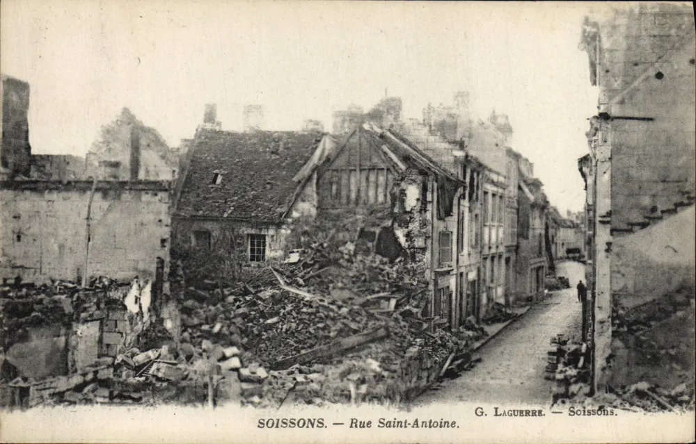 Soissons — Rue Saint-Antoine — G. Laguerre — Soissons - Vorderseite