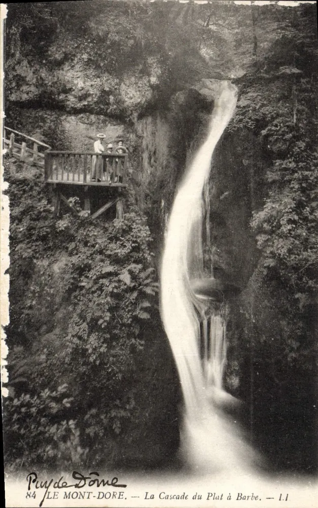 Le Mont-Dore — De Waterval van Plat à Barbe — Puy de Dôme, n° 1.1 - Voorkant