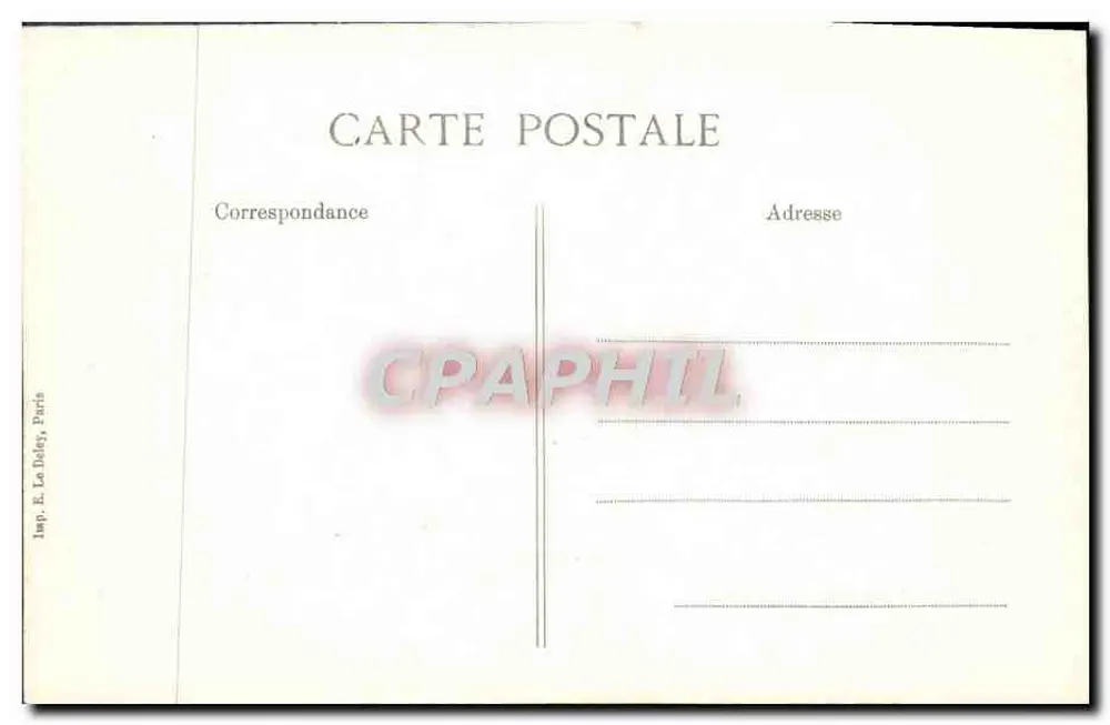 Clermont-en-Argonne — Ansicht vom Platz (Ostseite) — A. Gauthier, Verlag, Saint-Dizier, Nr. 150 - Rückseite