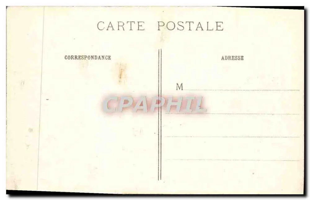 Schloss MONDEMENT bei Sézanne — Schlacht an der Marne, 6–11. Sept. 1914 — « Phot Express » - Rückseite