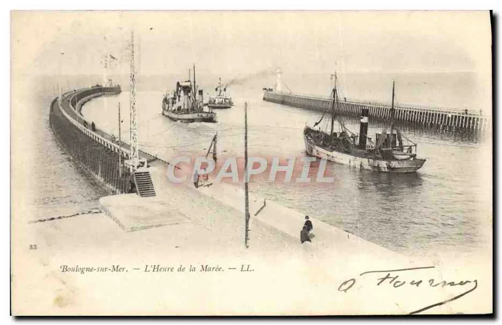 Boulogne-sur-Mer — L'Heure de la Marée — LL. — Éditeur LL. — N° 83 - Vorderseite