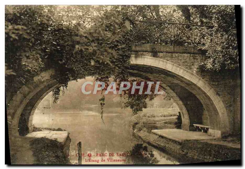 L'Étang de Villeneuve — Parc de Sainte-Émilie — C.M. Q - Frente