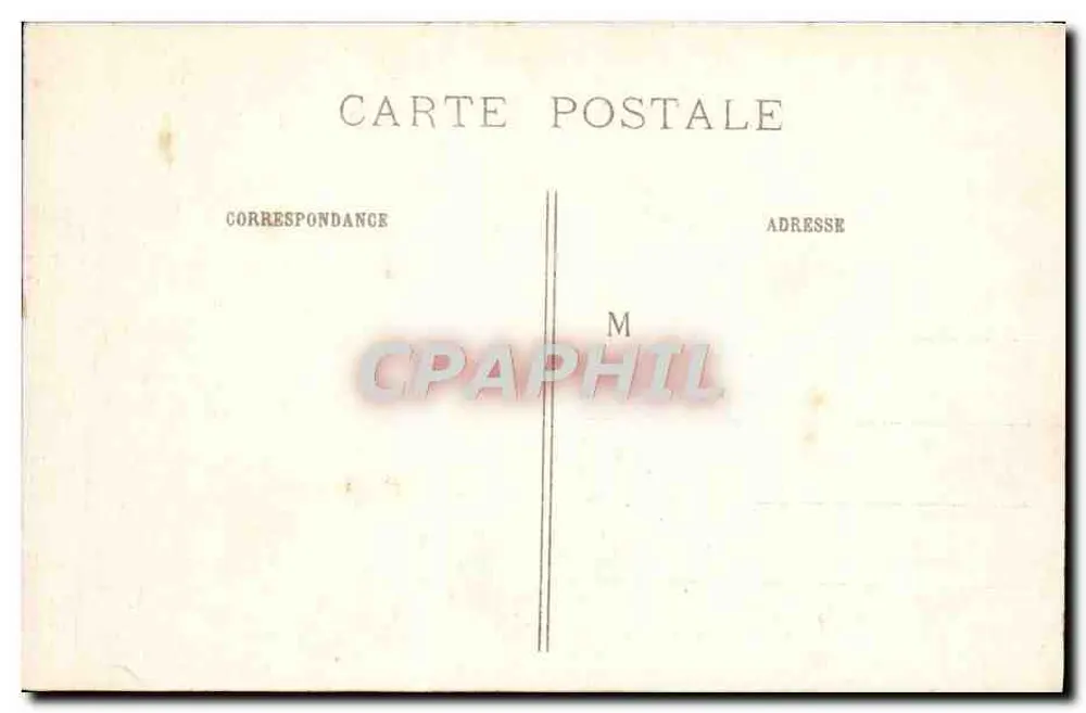 Four von Paris (Argonne) — Explosion einer Granate — Visé Paris 814 — IMP. BAUDINIÈRE, NANTERRE - Rückseite