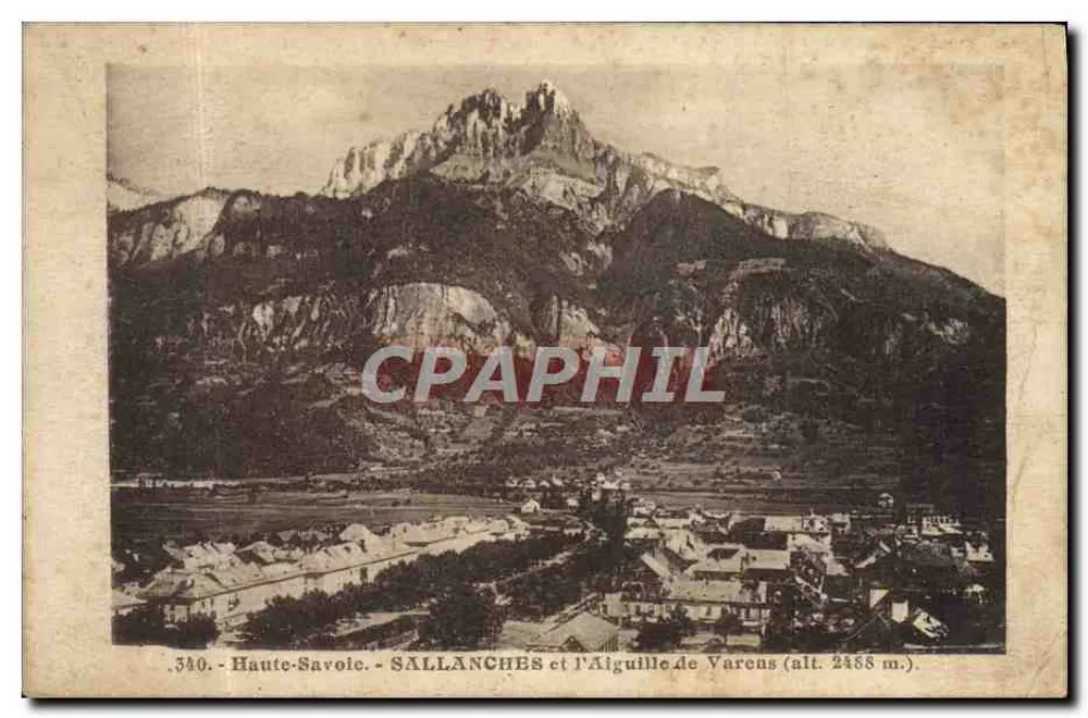 Sallanches und die Aiguille de Varens — Panoramablick — L. Morand, phot. (Haute-Savoie) n°340 - Vorderseite