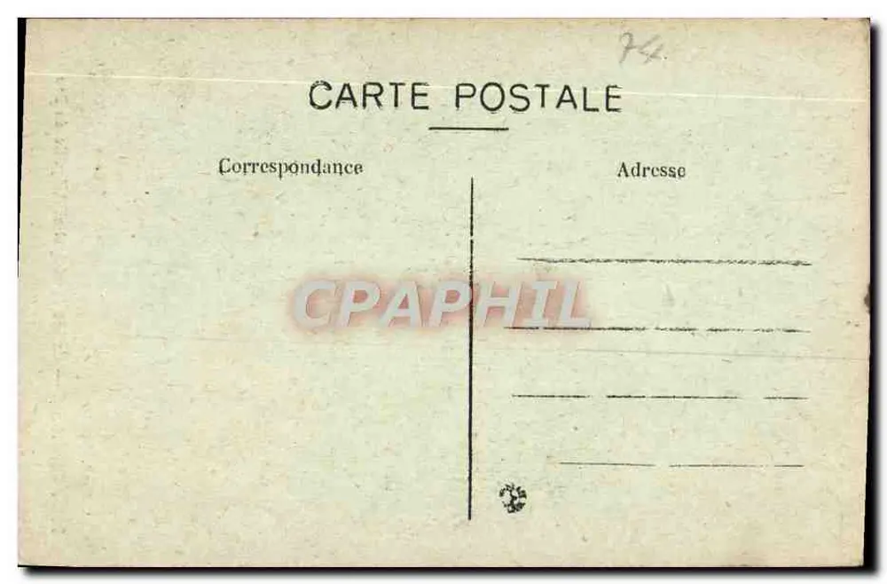 Chamoux-sur-Guiers — Casino Municipal et l'Aiguille du Dru — éditeur A. Houdé, Annecy - Rückseite