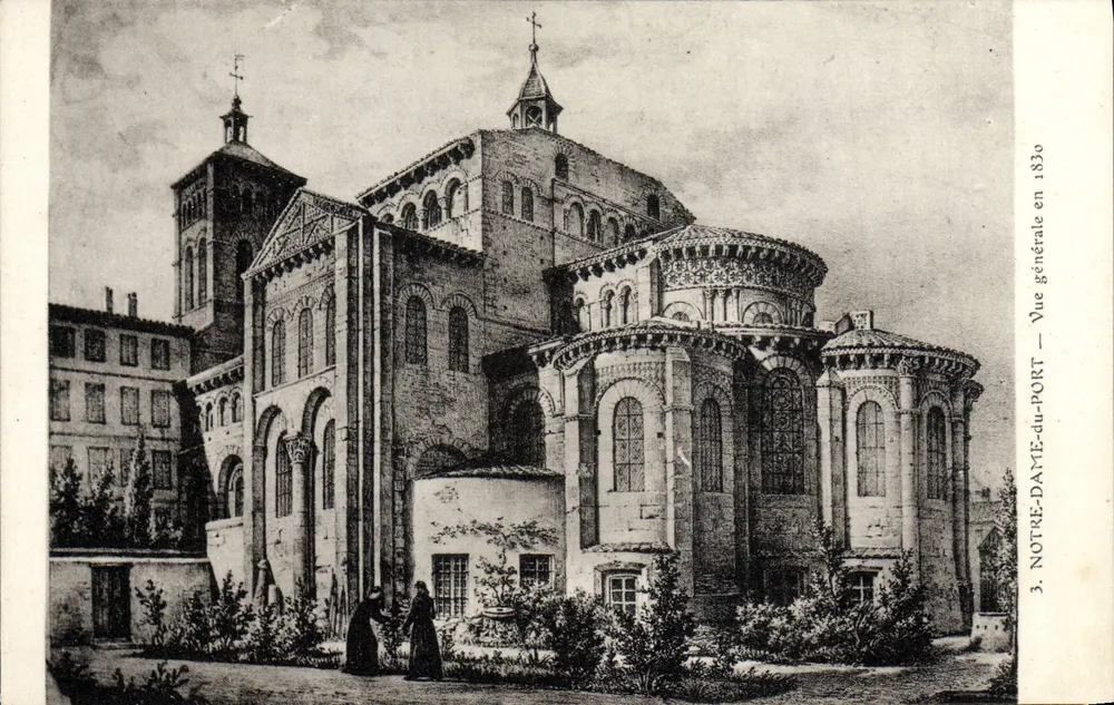 Notre-Dame-du-Port — Allgemeiner Blick aus dem Jahr 1830 - Vorderseite