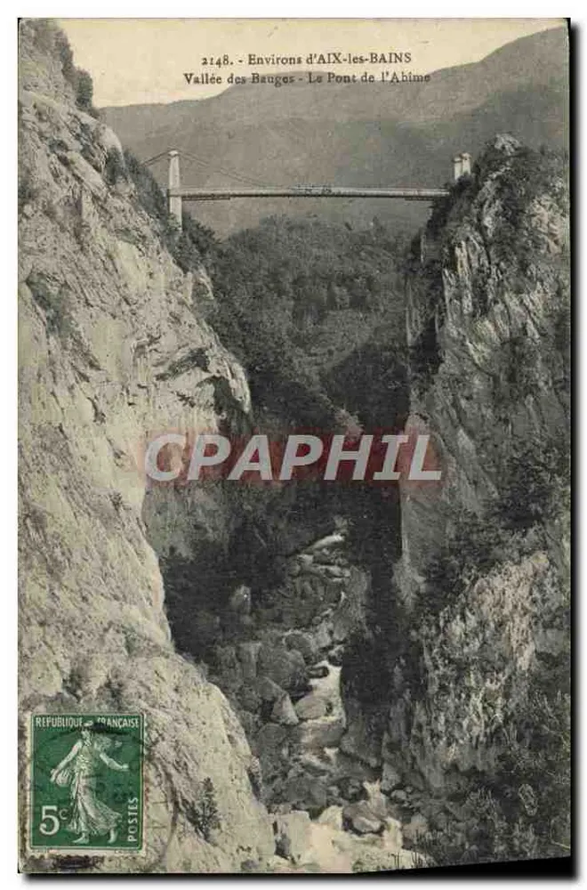 Tal der Bauges - Die Brücke von Ahimé — n° 2148 - Vorderseite
