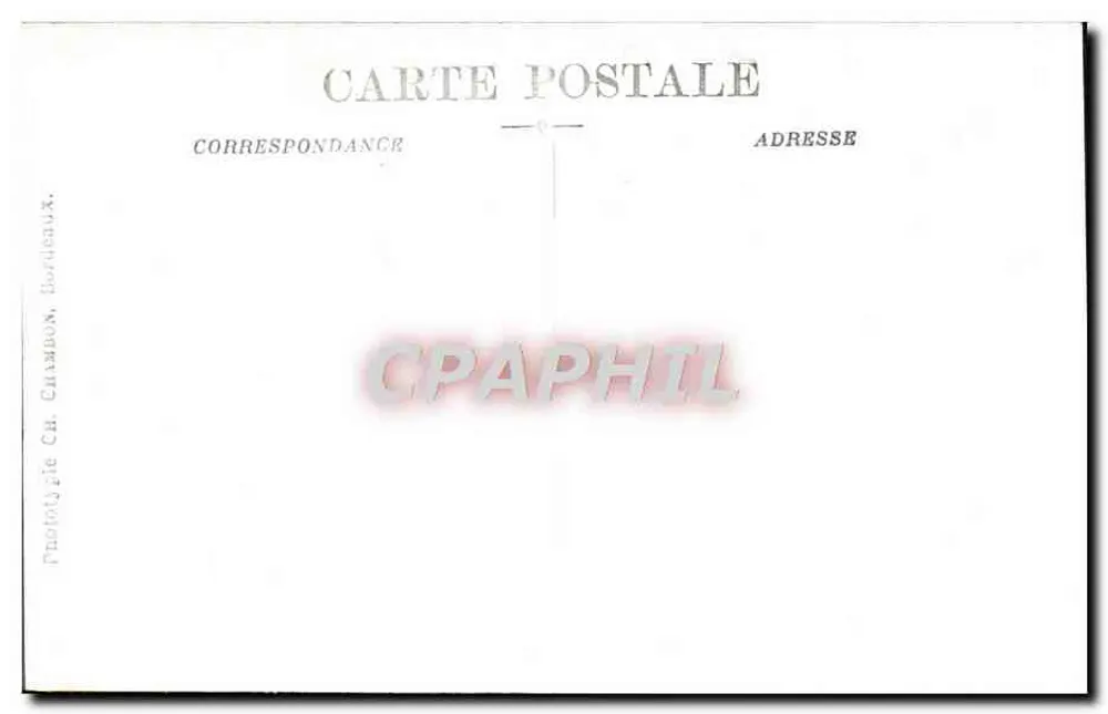 Bordeaux — A Baía vista geral — C.B. - Verso