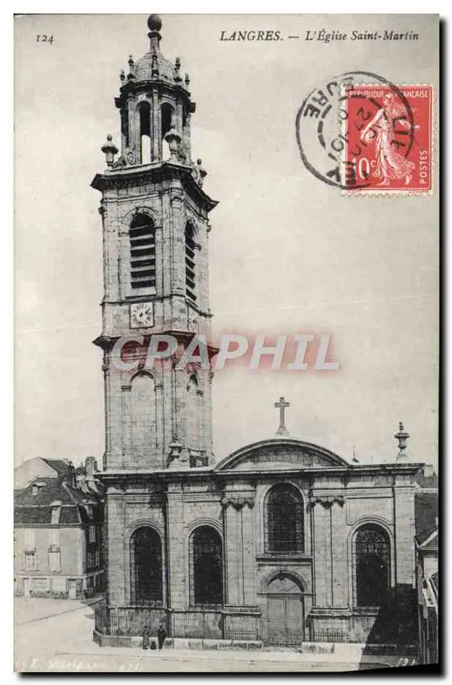 Langres — A Igreja de São Martinho — Editor: A Igreja de São Martinho, n° 124 - Frente