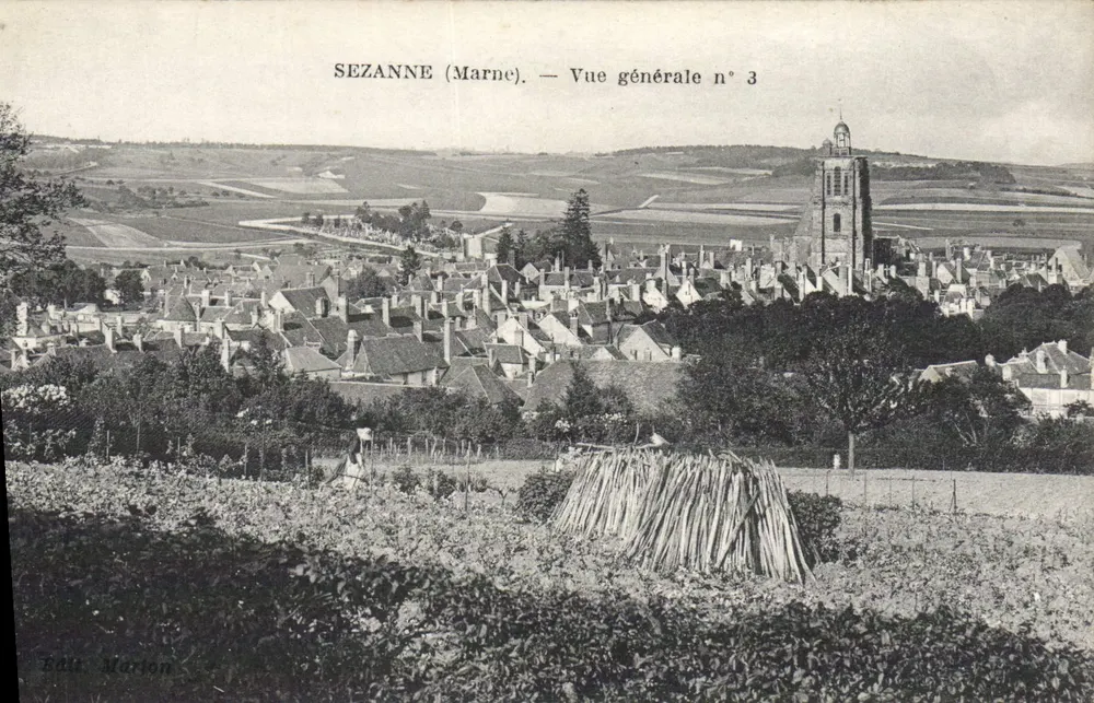 Sezanne (Marne) — Vista geral n° 3 — Editor: Eau Marion - Frente