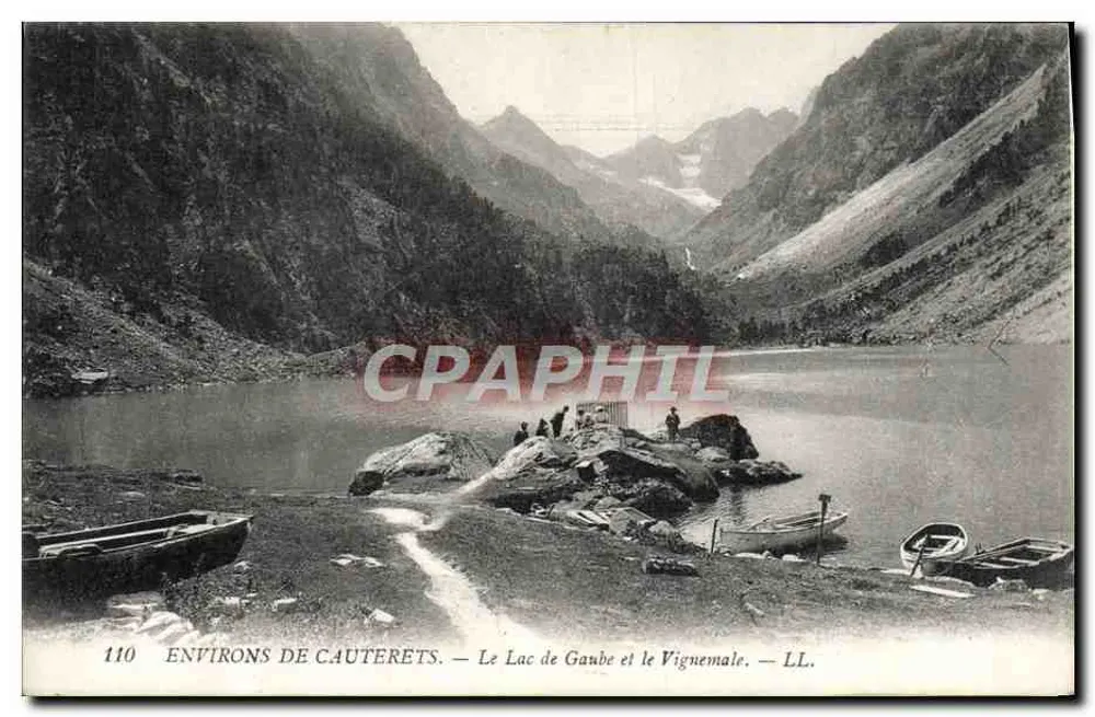 Umgebung von Cauterets — See Gaube und Vignemale — LL. — Nr. 110 - Vorderseite