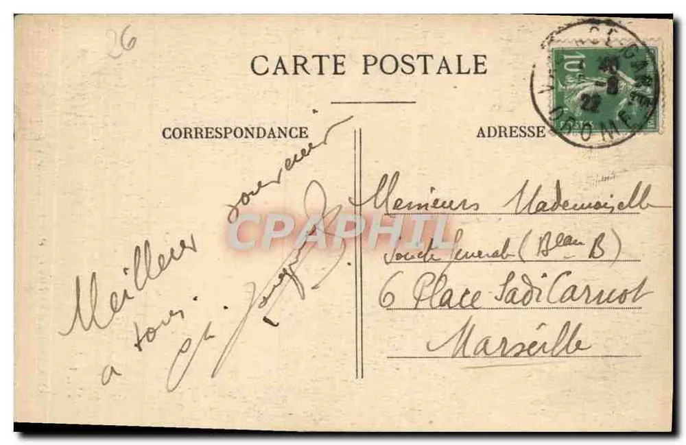 Rodovia dos GRANDS-GOULETS (Drôme) — Sob os Túneis — Editor CGL, n° 123 - Verso