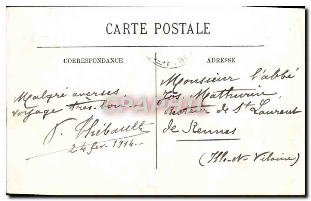 Bayonne — O Castelo Velho — LL. 79 - Verso