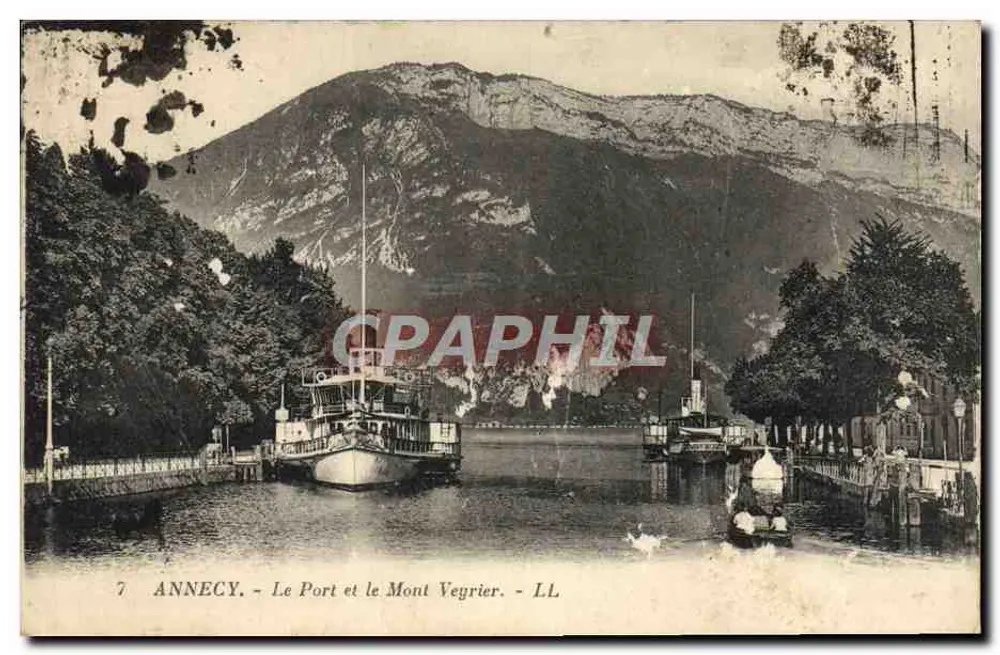 Annecy — Der Hafen und der Mont Végrier — LL - Vorderseite