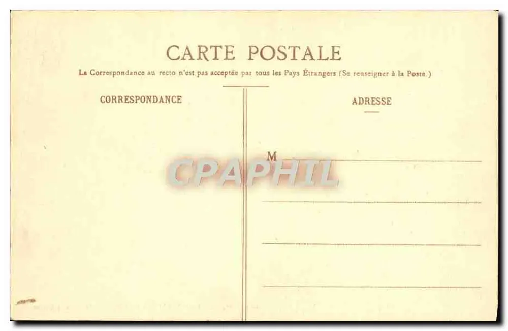 Paróquia de SAINT-CLLOUD, perto da Grande-Gerbe — C.M. 8 — editor C.M. 8 - Verso