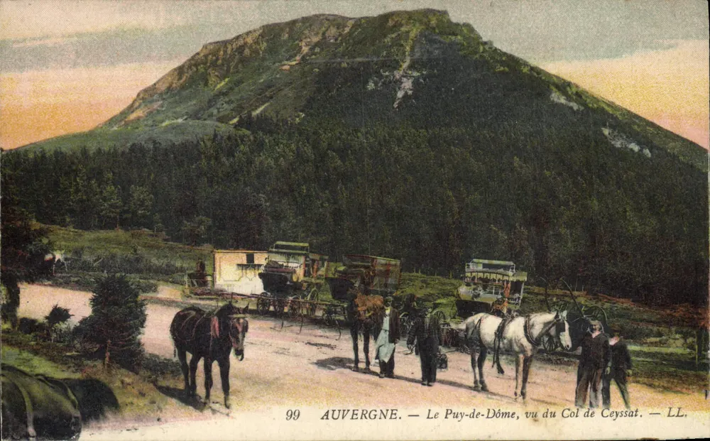 Auvergne — Le Puy-de-Dôme, Ansicht vom Col de Ceyssat — LL - Vorderseite