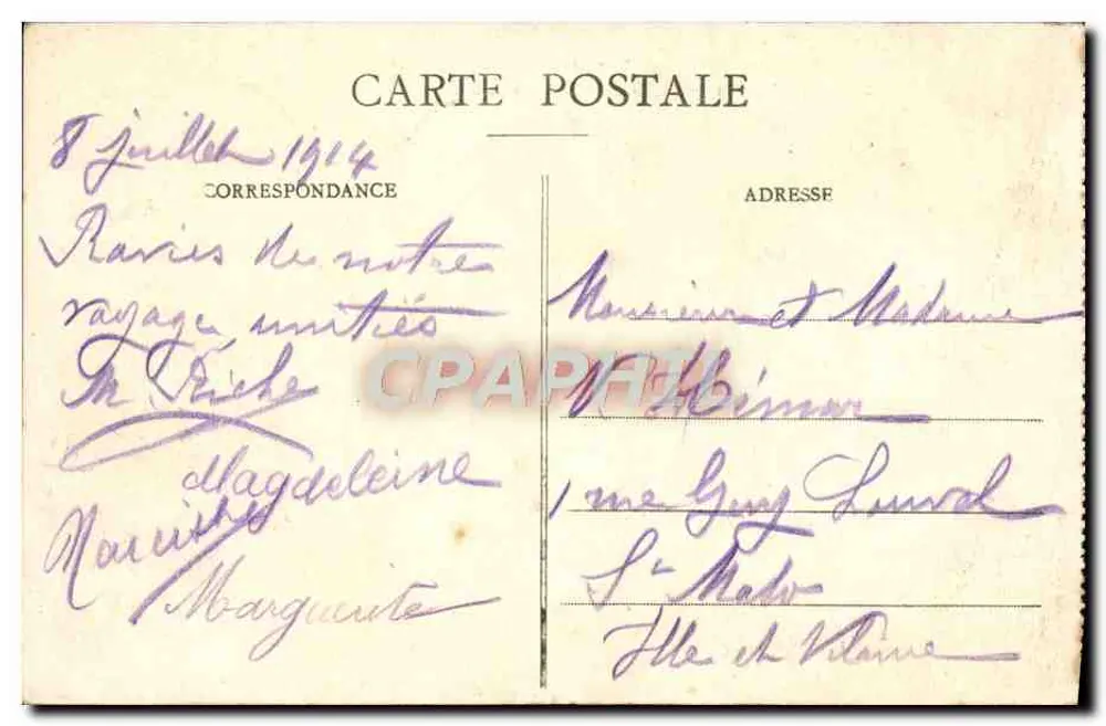 Lourdes — het Sterkforte — ireygeol, uitgever, Limoges-Lourdes - Achterkant