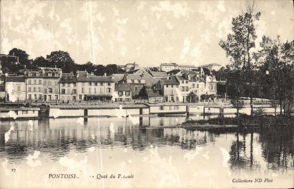 Pontoise — O Quai do P. Louis — Collections ND Phot, n°27 - Frente