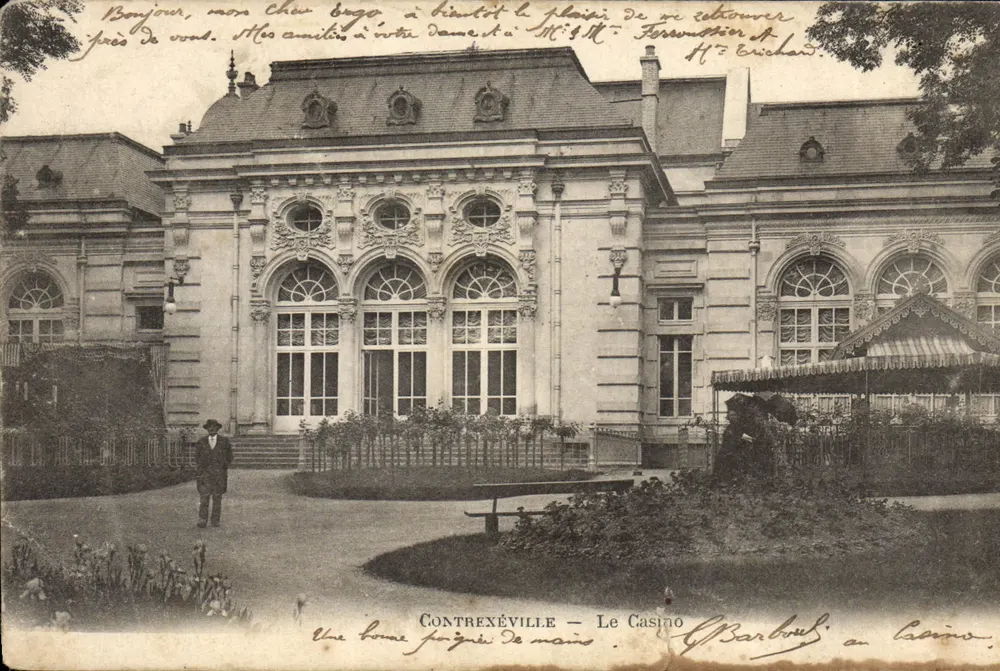 Contrexéville — Le Casino — Barbouf au Casino - Awers