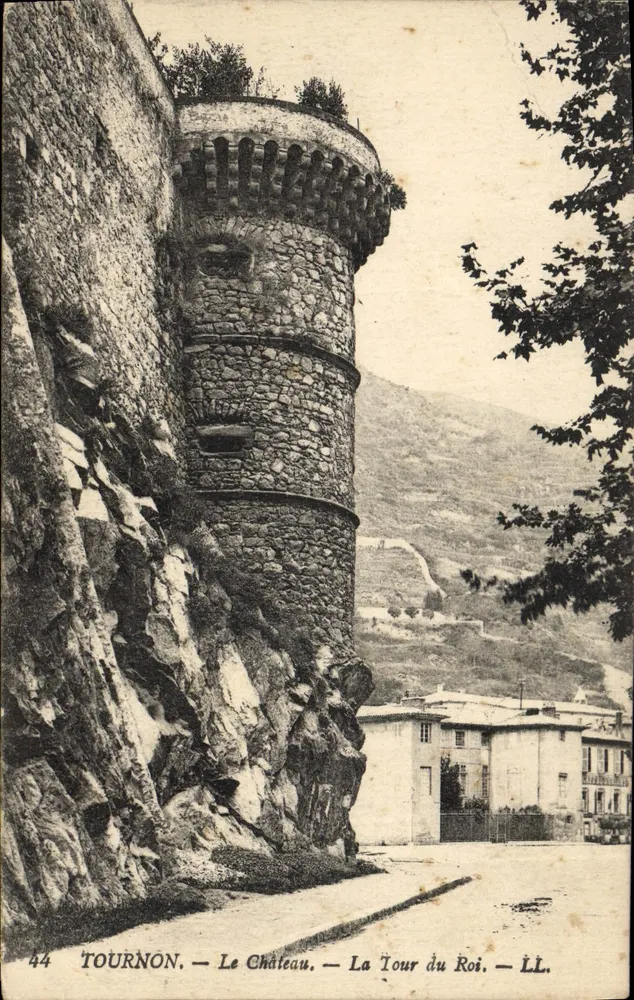 Tournon — Das Schloss — Die Königsturm — LL. - Vorderseite