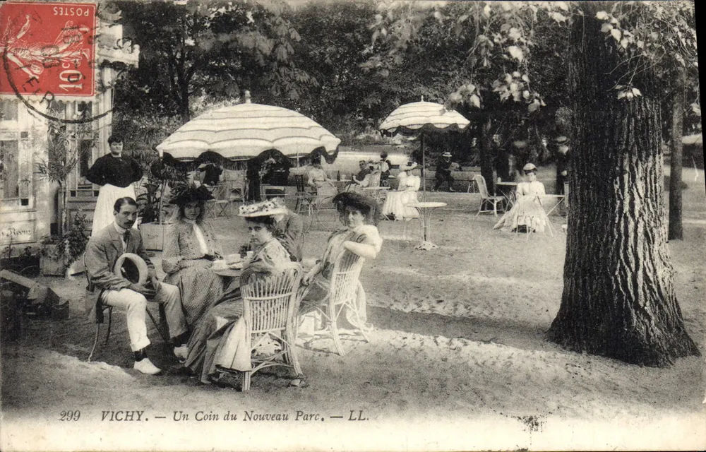 Vichy — Ein Eckchen des neuen Parks — LL. n°299 - Vorderseite