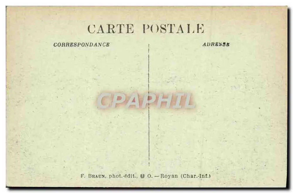 St-Georges-de-Didonne — Die Strände bei Ebbe — F. Braun, phot.édit., Royan (Char.Inf.) - Rückseite