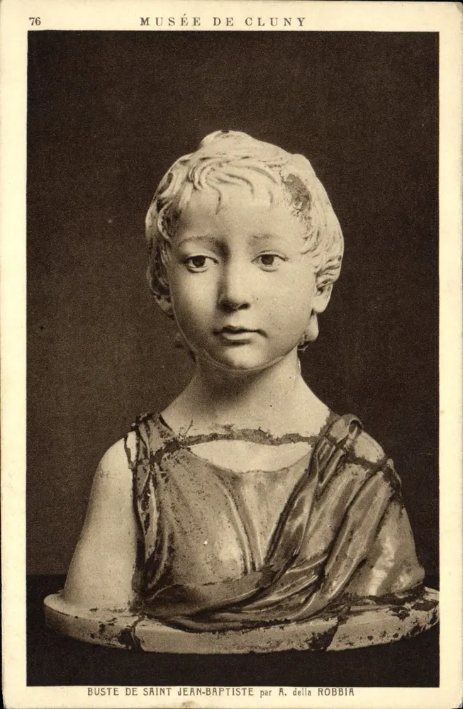 Busto de São João Batista — Museu de Cluny — edição Hardeg - Frente