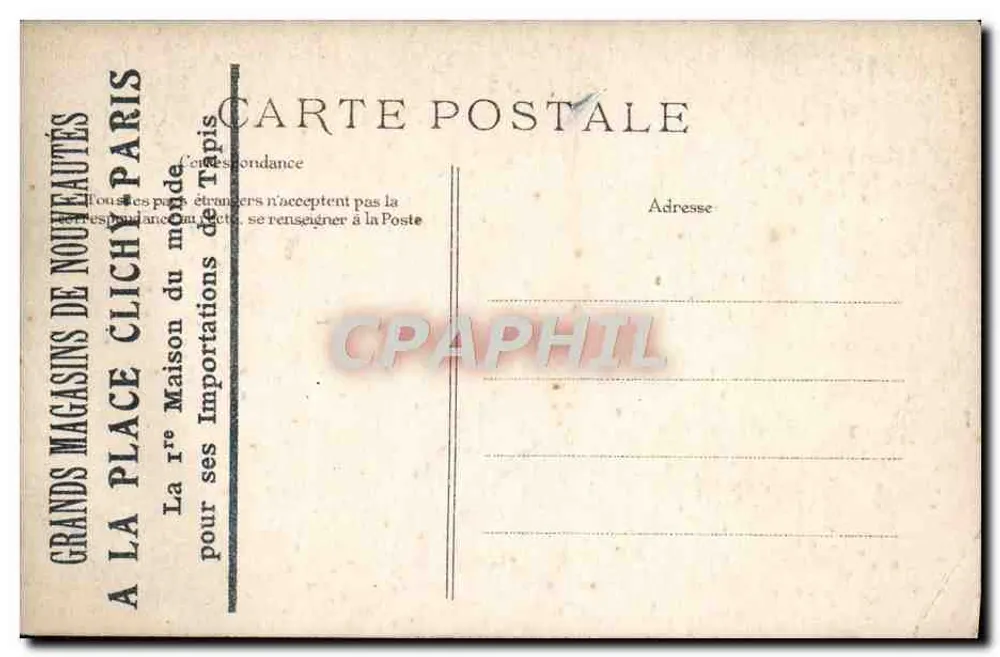 Mühle — Nachtsicht — Grands Magasins de Nouveautés, Paris - Rückseite
