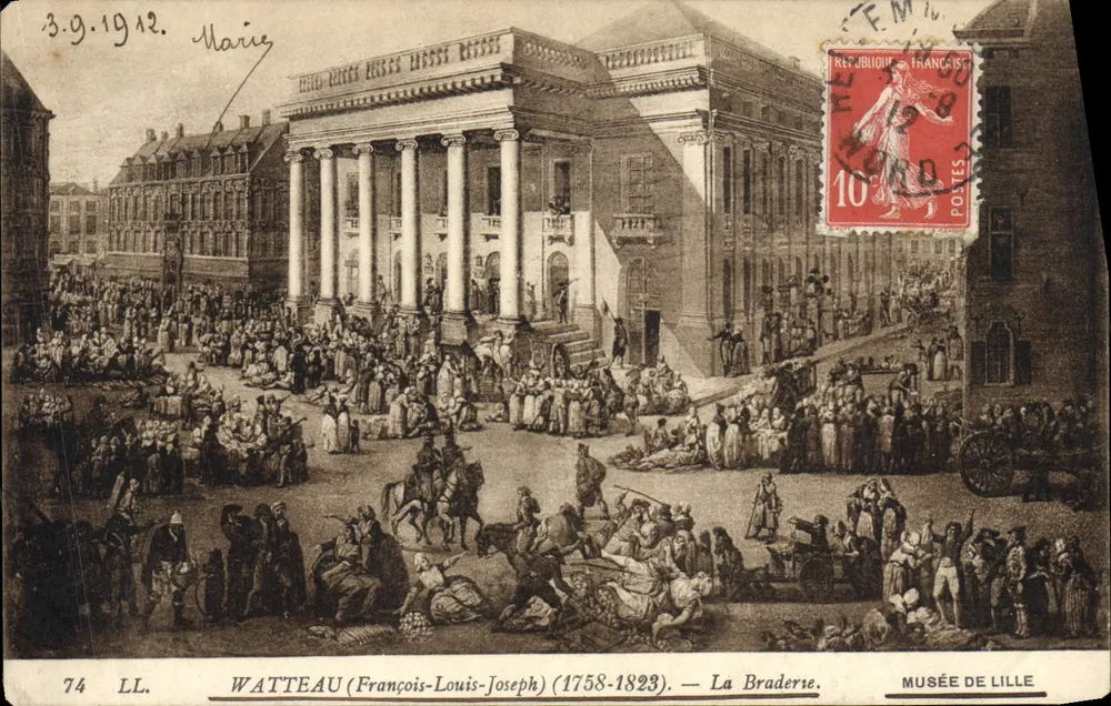 A Braderie — Watteau (François-Louis-Joseph) (1758-1823) — Musée de Lille - Frente