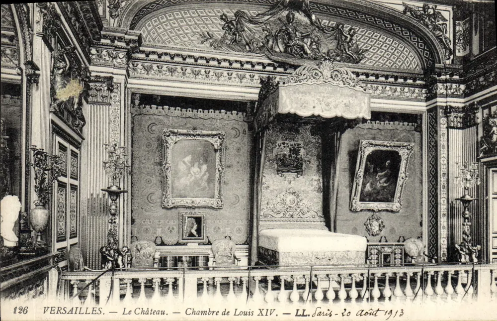 Versailles — Das Schloss — Zimmer von Ludwig XIV — LL. Paris — August 1913 - Vorderseite
