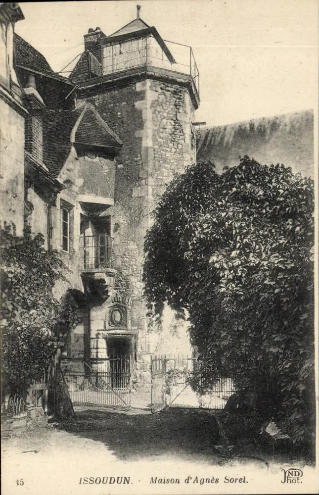 Issoudun — Casa de Agnès Sorel — JND fot. - Frente