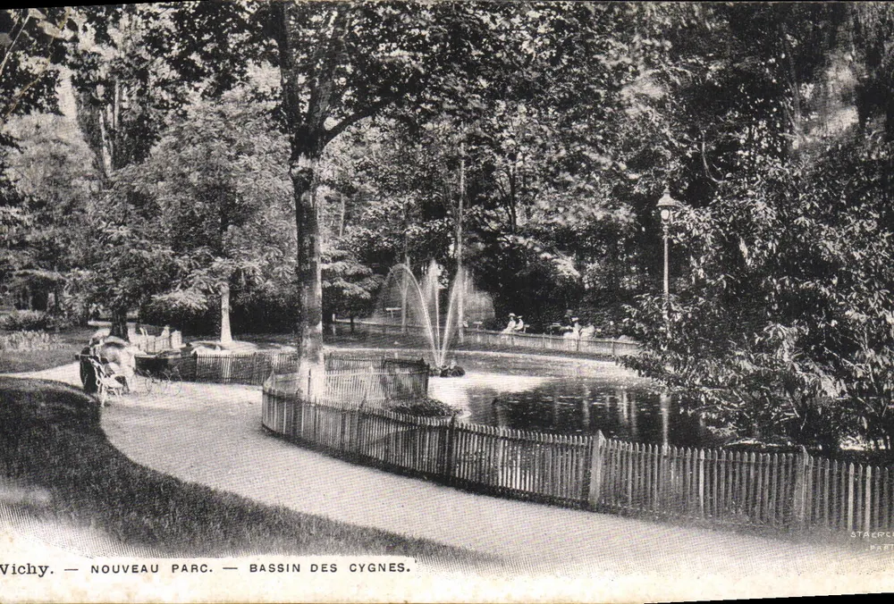 Vichy — Neuer Park — Schwannenteich — Straeck & Cie, n° PS 771 - Vorderseite