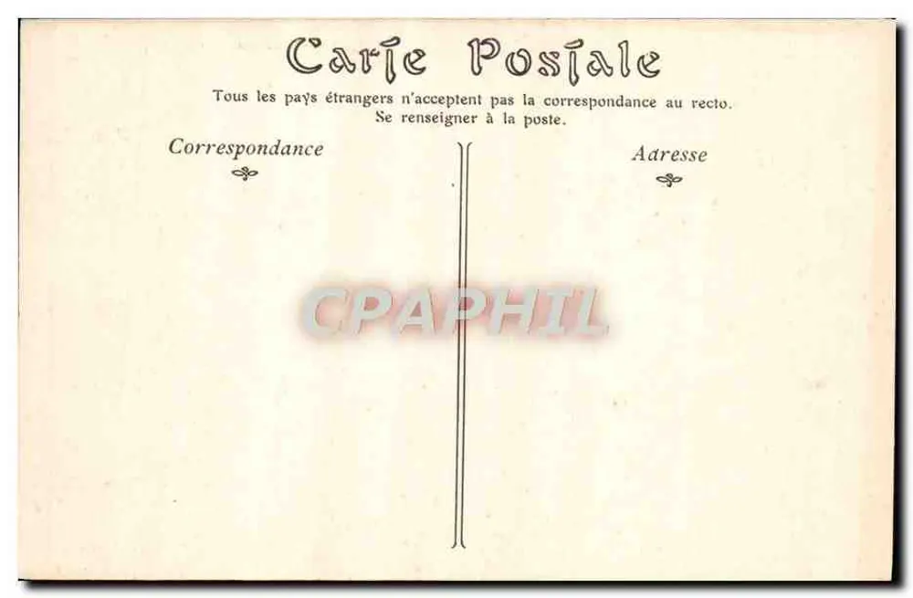 Blarritz — Felsen der Loge des Theaters — ND Phot, n° 211 - Rückseite